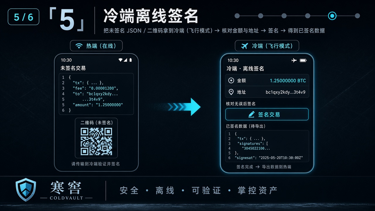 步骤5 离线签名